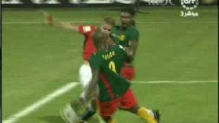 Zidans assist in African Cup Of Nations final 2008  Egypt vs Cameroon 10 [upl. by Ylevol]