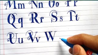 How to write Creative Lettering Styles Alphabets  Calligraphy  RUA sign writing [upl. by Adnac]