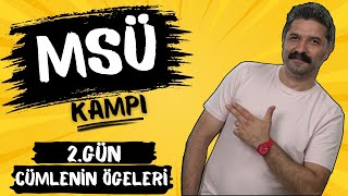 MSÜ KAMPI  Cümlenin Ögeleri  2GÜN  PDF  RÜŞTÜ HOCA [upl. by Notsreik562]