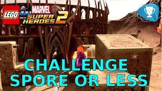 Lego Marvel Super Heroes 2  Spore or Less Challenge All Spike Spore Locations [upl. by Eusadnilem318]