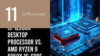 Intel Core I912900K Desktop Processor Vs AMD Ryzen 9 5950X 16Core Processor [upl. by Bryana]