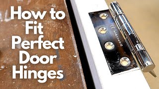 How to Fit Perfect Door Hinges [upl. by Ettezzil]