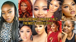 Top 10 most successful influencial and probably the most richest Ex Bbnaija female housemates [upl. by Trammel]