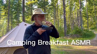 Camp Breakfast ASMR [upl. by Enilec]