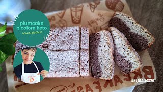 Ricetta Plumcake bicolore keto [upl. by Aicilif]