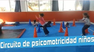 👉 Circuito de psicomotricidad para niños [upl. by Neelyt]