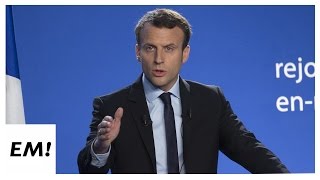 Je suis candidat à la Présidence de la République  Emmanuel Macron [upl. by Ynatil]