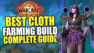 How To Make HUGE Gold With Tailoring and Enchanting  BEST Cloth Farm Build in War Within [upl. by Nadirehs]