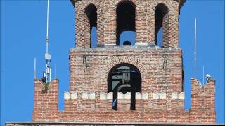 Campane di Castelfranco Veneto TVTorre Civica o dellOrologio [upl. by Ariahaj]