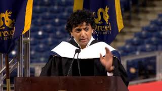 2018 Drexel Commencement  M Night Shyamalan Speech [upl. by Nnyledam]