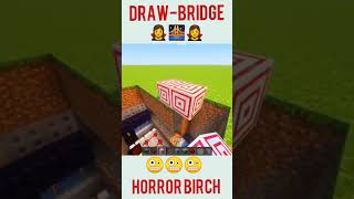 how to make a drawbridge in minecraft shorts [upl. by Fernandez556]