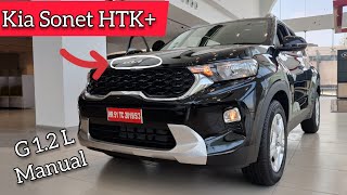 Kia Sonet HTK Plus Detailed Review  HTK G12 Petrol Manual  Vahan Official [upl. by Ynatterb160]