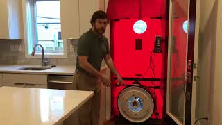 Blower Door Test [upl. by Ilecara722]