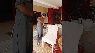 Chair wash on spot sarvies in Lahore For You comedy funnyreel reelscomedy [upl. by Mahmoud]