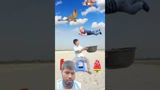 Crying Flying babies catching vs cat amp puppy  Funny magic vfx video 😀😀😀 funny vfxworld cutebaby [upl. by Nonnahsal609]