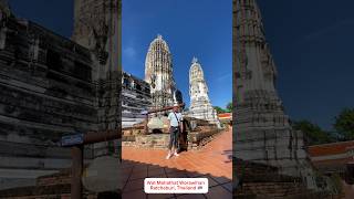 Wat Mahathat Worawihan  Ratchaburi Thailand  Ancient Temple travel thailand temple [upl. by Nnylrahc]