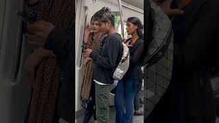 Metro Main Ladki Set ho gyi😅🤣 funny ankitrandhawa prankvideo prank comedyprank metro [upl. by Novhaj485]