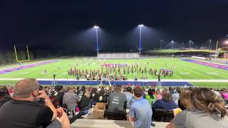 Glynn Academy Marching Band  Effingham Competition 2024 [upl. by Emawk]