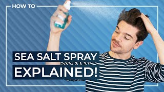 How To Use Sea Salt Spray  Top 5 For Men [upl. by Desdemona]