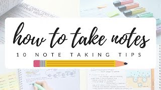 How to take efficient and neat notes  10 note taking tips  studytee [upl. by Deppy]