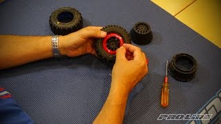 ProLine HOWTO Mount Short Course BeadLoc Wheels [upl. by Ahsytal875]