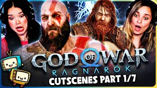 GOD OF WAR RAGNAROK CUTSCENES PART 17 REACTION  GameClips [upl. by Anaoj106]