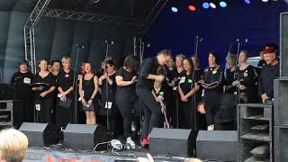 COMMONERS CHOIR  WIGAN DIGGERS FESTIVAL 2018 [upl. by Neehsas]