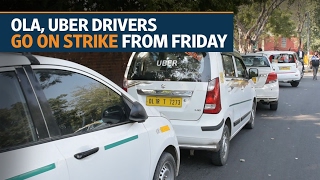 Uber Ola Drivers in DelhiNCR go on strike from Friday [upl. by Morgana853]