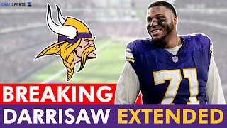 Vikings News Christian Darrisaw EXTENDED By Minnesota To 4Year Mega Deal  Full Details [upl. by Auod]