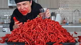 10000 Calorie FLAMIN HOT CHEETOS Challenge [upl. by Schreibman583]