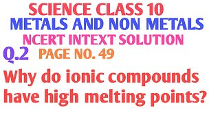 Melting Point Of Ionic And Covalent Compounds [upl. by Davidoff490]