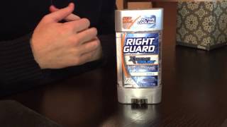 Right Guard Extreme Cooling Gel Deodorant Review [upl. by Ayekam63]