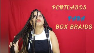 10 penteados para tranças box Braidsfácil e prático [upl. by Niatsirk]