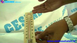 Termometer Ruangan Gea  wwwalatkesehatanid [upl. by Tempa]