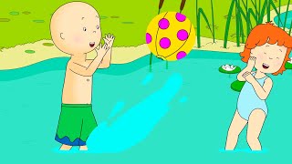 Caillou at the Lake  Caillou Cartoon [upl. by Vinnie]