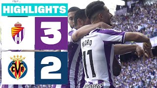 Resumen de Real Valladolid CF vs Villarreal B 32 [upl. by Naesyar]