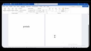 Enumeración de paginas en word [upl. by Ynattib]