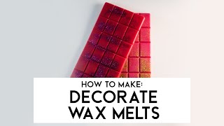 How To Decorate Wax Melts  Supplies For Candles [upl. by Waddle]