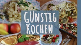 GERICHTE UNTER 3€ Günstige und einfache Rezepte für Studierende  Wirklich Wichtig [upl. by Arima770]