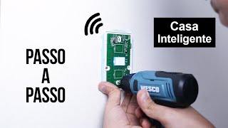 Como INSTALAR e CONFIGURAR Interruptor inteligente Sonoff TX  WiFi e Alexa [upl. by Mabelle]