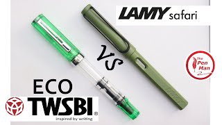 Lamy Safari or Twisbi Eco Fountain Pens Which One is quotWritequot for You [upl. by Ydok]