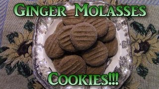 Ginger Molasses Cookies [upl. by Coonan]