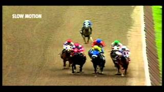 EDGAR PRADO HELPS ANOTHER JOCKEY DURING RACE [upl. by Suirtemed]