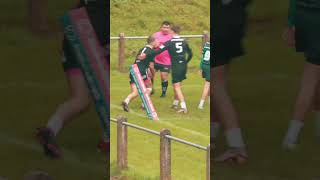 Halfback cutout ball to fullback grassroots rugbyleague rugby rugbyplayer stanningley sports [upl. by Zeret419]