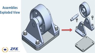 Exploded View in Solidworks  Assemblies Exploded View [upl. by Ayaros723]