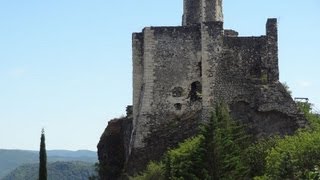 Rochemaure village médiéval Ardèche France  RhôneAlpes France [upl. by Marven]