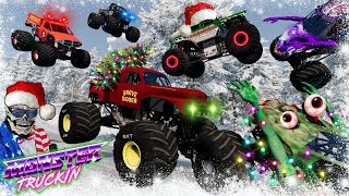 Monster Jam INSANE Racing Freestyle and High Speed Jumps 67  BeamNG Drive  Grave Digger [upl. by Peacock]