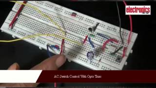 AC Switch Control With Opto Triac Electronics For You DIY Project [upl. by Lsiel86]