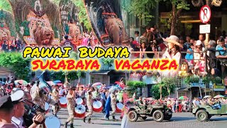 pawai budaya Surabaya Vaganzatrip vlog surabaya [upl. by Ahel820]