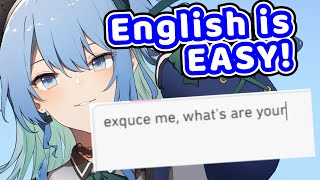 Suisei CLAIMS She is Good At English and Got Destroyed By Duolingo【Hololive  Hoshimachi Suisei】 [upl. by Nudd]